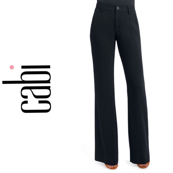 black trousers size 4